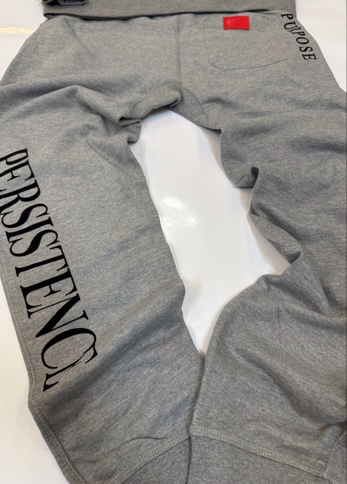 P BRANDED "Purpose" Full Outfit Design '25 - Grey / Black Print