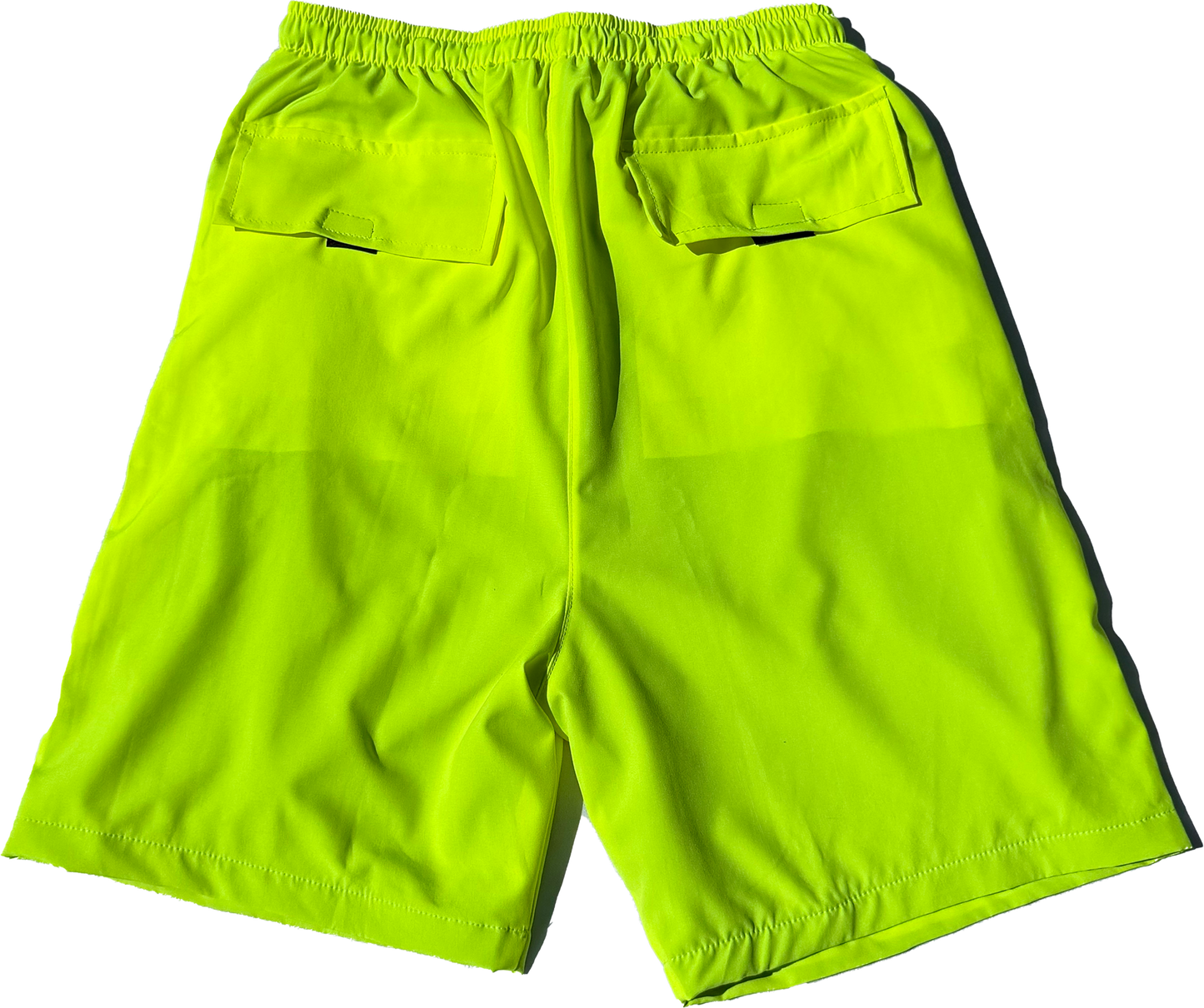 P BRANDED "Graff" Nylon Shorts Golf Ball Green