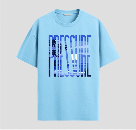 P BRANDED "Pressure" Vacation Tee Blue