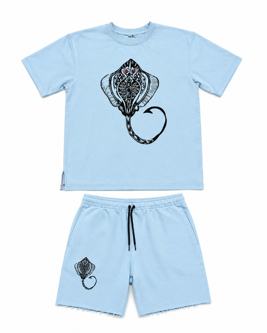 P BRANDED "STINGRAY" Summer Fit 2026 - Light Blue