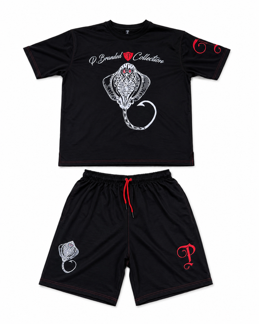 P BRANDED "STINGRAY" Summer Fit 2026 - Black