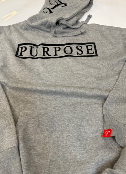 P BRANDED "Purpose" Full Outfit Design '25 - Grey / Black Print