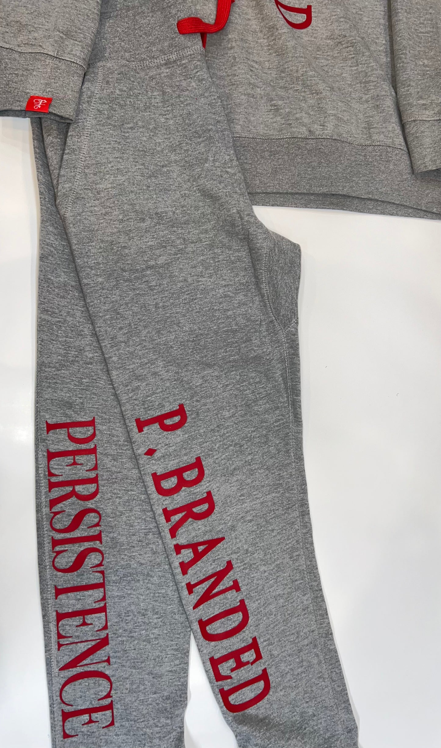 P BRANDED "Purpose" Full Outfit Design '25 - Grey / Red Print