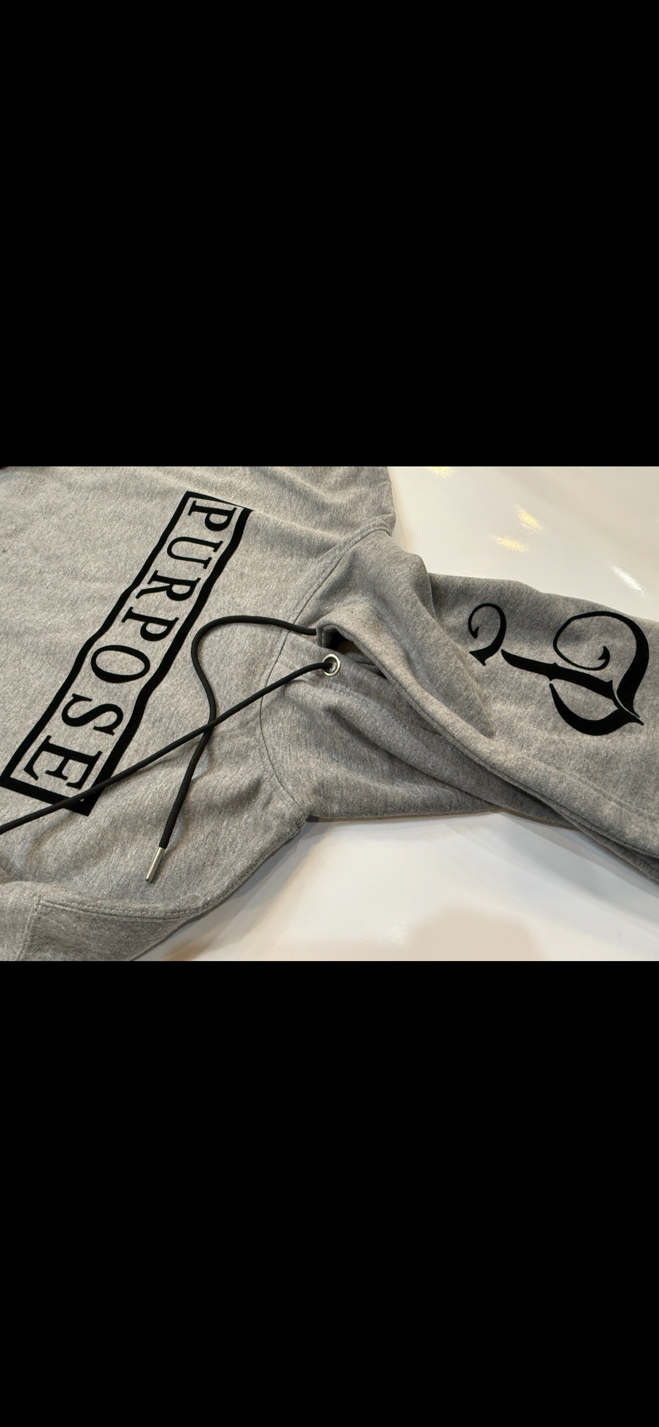P BRANDED "Purpose" Full Outfit Design '25 - Grey / Black Print