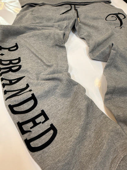 P BRANDED "Purpose" Full Outfit Design '25 - Grey / Black Print
