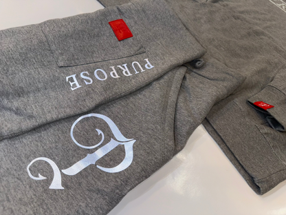 P BRANDED "Purpose" Full Outfit Design '25 - Grey / Reflective Print