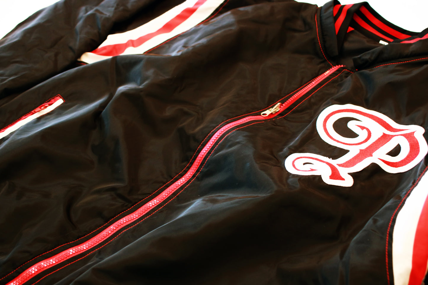 P Branded x Mozzy Exclusive Reversible Varsity Jacket