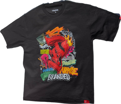 P BRANDED "Graff" T-Shirt