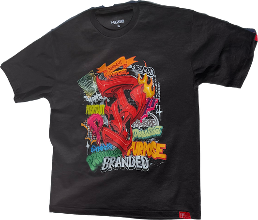 P BRANDED "Graff" T-Shirt