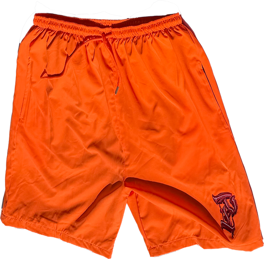 P BRANDED "Graff" Nylon Shorts Orange