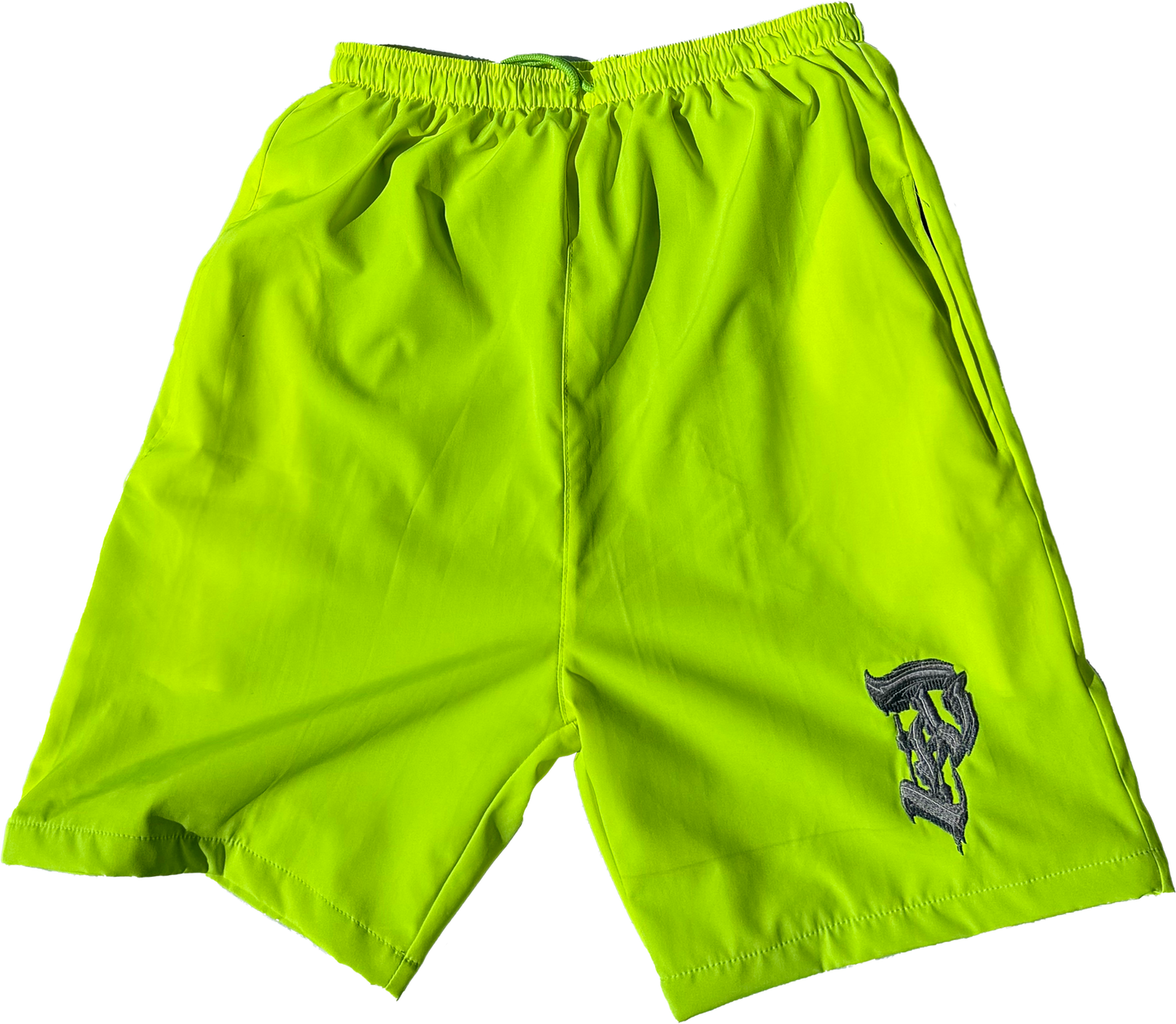 P BRANDED "Graff" Nylon Shorts Golf Ball Green
